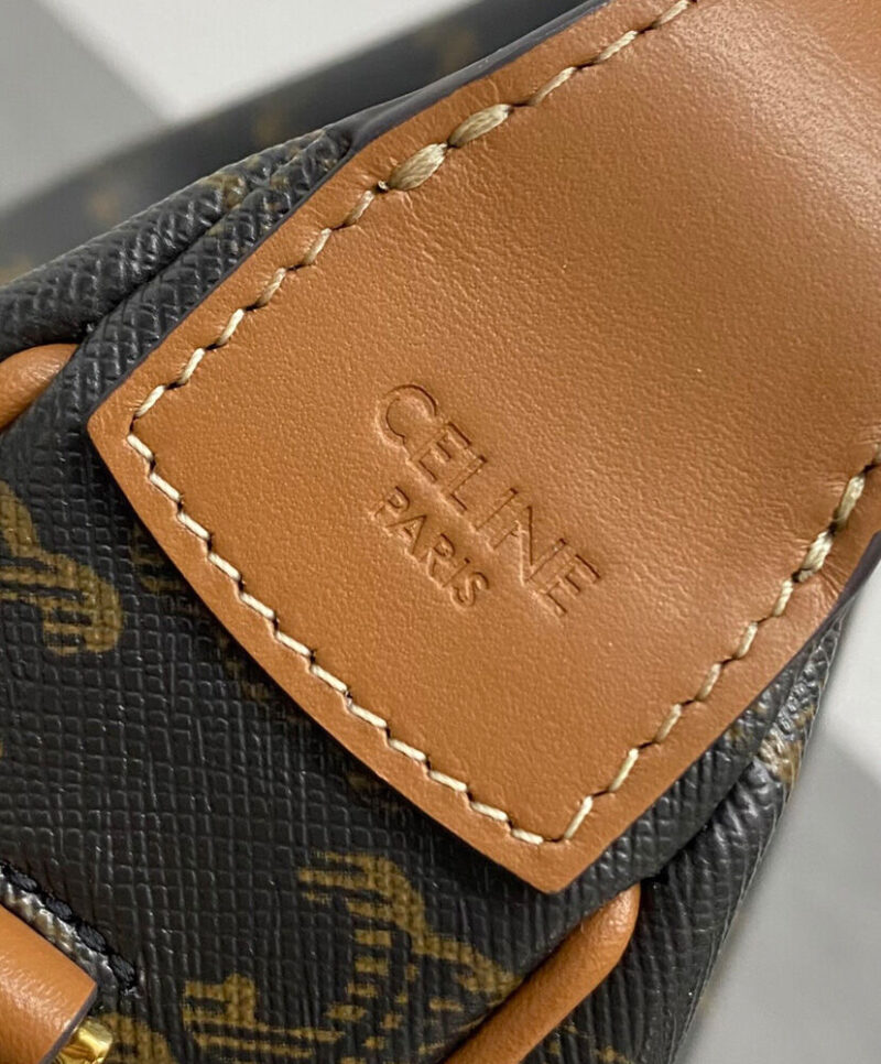 Celine Teen Celine Lulu Bag With Logo Print 120722 Coffee